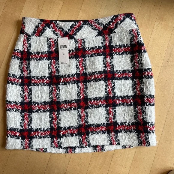 NEW Endless Rose Plaid tweed skirt,XS,  GD1179 - Picture 4 of 4